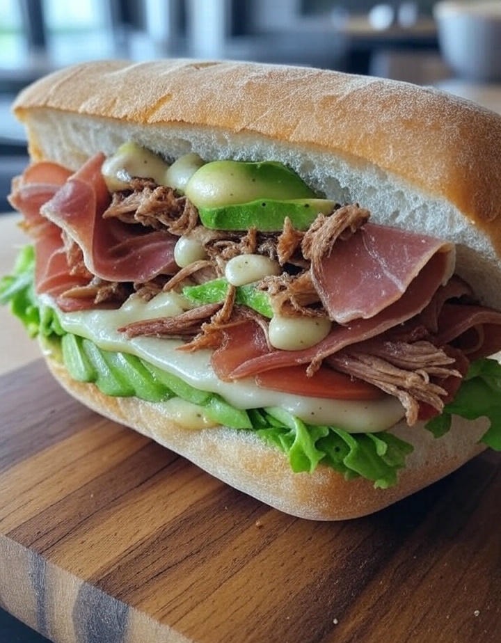 Lechon Loco Sandwich
